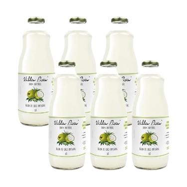 Imagem de Kit 6X: Água de Coco Natural Villa Piva 1L