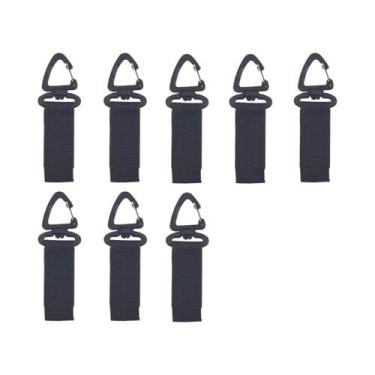 Imagem de Mosquetão De Nylon Giratório 360 graus Com Gancho Para Chaves, Fivela 