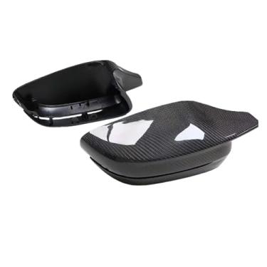 Imagem de Capa De Fibra De Carbono Para Espelho Reverso, Preto Brilhante, Capa De Espelho Lateral Do Carro, Compatível Com BMW LHD 2 3 4 5 7 8 Séries G20 G42 G22 G26 G30 G30 G11 G14 G15(Carbon)