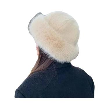 Imagem de Chapéu De Pescador De Pelúcia Fluffy Coreano Para Mulheres, Moda De In