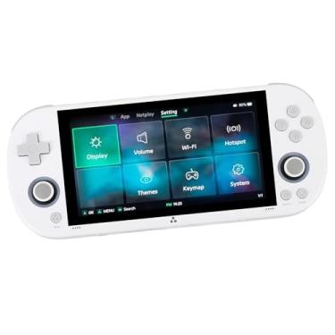 Imagem de Generic Console de Videogame retrô Portátil, Chip de 4 Núcleos de Alta Definição, 28 Simuladores, Suporte para Console de Videogame de 4,96 Polegadas, CPU de 1,8 GHz, Memória LPDDR4X de 1 GB para
