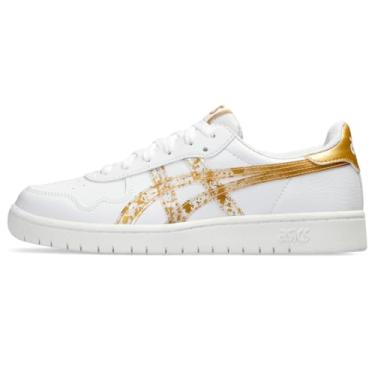 Imagem de ASICS Sapatos Esportivos Femininos Japan S, Branco/Ouro puro, 6