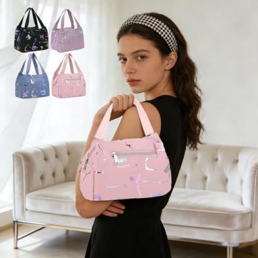 Imagem de Bolsa versátil e portátil, perfeita para trabalho e compras, bolsa prática e prática, rosa, Minimalismo moderno