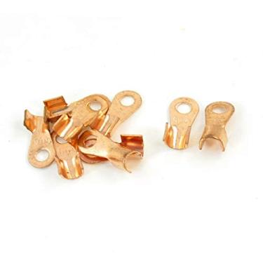 Imagem de 9 x Cabo de Língua Anular em Destaque Conector de Eficácia Confiável Terminais de Passagem de Cobre 8 mm 50A