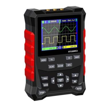 Imagem de S25HH0 ET120MC2 Osciloscópio inteligente portátil de canal duplo 500MSa/S Osciloscópio de armazenamento de dados para ferramenta de reparo de eletrodomésticos
