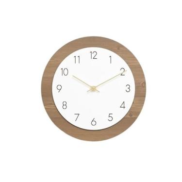 Imagem de Relógio de parede relógios de parede sem furos para sala de estar doméstico relógio de parede criativo luxo moderno simples decorativo relógio mudo relógio (C)