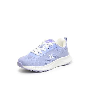 Imagem de Hurley Tênis infantil leve com cadarço – tênis de corrida e brincadeiras para meninos e meninas com malha respirável, palmilha acolchoada e tração durável – Tênis esportivo diário para escola