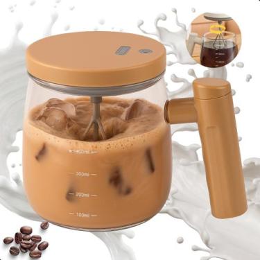 Imagem de Caneca Mixer Vidro Misturador De Bebidas Portátil 500ml Elétrica Autom