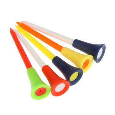 Imagem de Tees de Golfe de 83mm 50pcs Suporte de Bola de Plástico com Capa de Bo