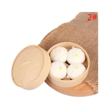 Imagem de Conjunto De Brinquedos Antiestresse De Pãozinhos Cozidos, Bola Antiest