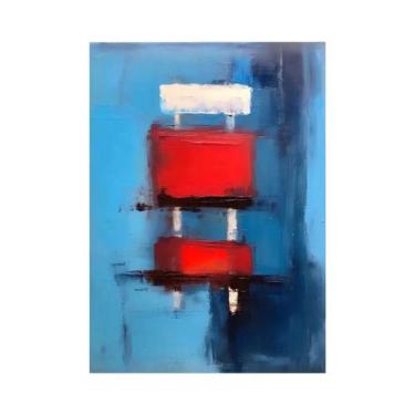 Imagem de Impressão De Pintura Em Tela Abstrata De Mark Rothko Para Decoração Es