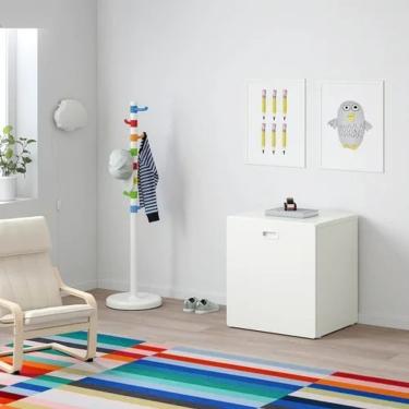 Imagem de Armário Infantil Organizador Com Baú Denver 100% Mdf