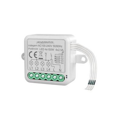 Imagem de Relé Novadigital Mini 4 Canais Wi-Fi - Nova Digital