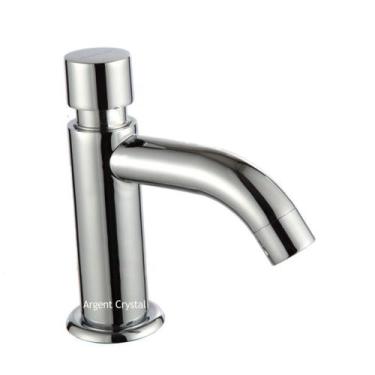 Imagem de Torneira Automática de Pressão e Metal Cromado para Banheiro / Lavatór