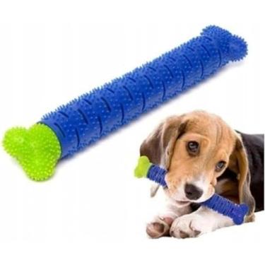 Imagem de Mordedor Dental Osso Removedor de Tártaro para Cães – Chewbrush com Cerdas para Higiene Bucal e Limpeza de Dentes