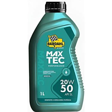Imagem de Oleo Motor 20W50 Bardahl Maxtec Sl Mineral 1 Litro 