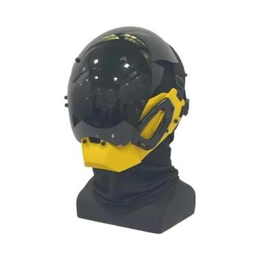 Imagem de Máscara De Cosplay Robocop Cyberpunk Futurista JAUPTO, Capacete De Bri