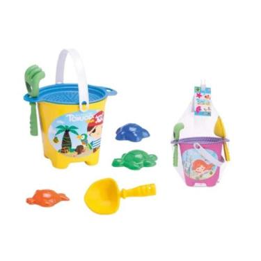 Imagem de Baldinho de Praia Tchuco Cores Variadas Ref.80 - Samba Toys