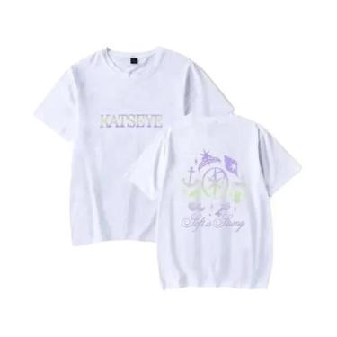 Imagem de Camiseta Feminina Y2K Katseye Merch Sad, Moda Neutra, Música Pop, Hara