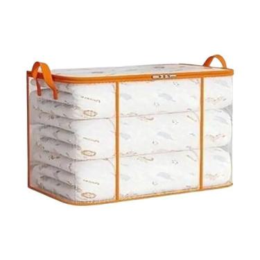 Imagem de Saco De Armazenamento Plástico Transparente E Dobrável Para Roupas, Co