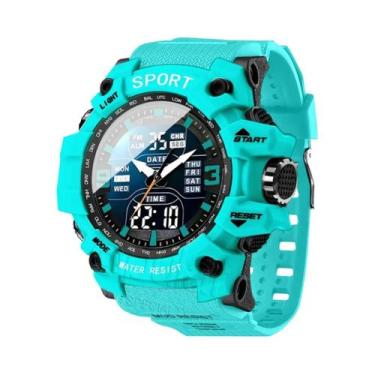 Imagem de Relógio Esportivo Tático Unissex Com Mostrador Grande, À Prova d'Água,