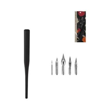 Imagem de Conjunto De Canetas De Caligrafia SeamiArt Com 6 Peças, 5 Pontas E 1 S