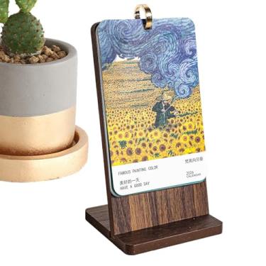 Imagem de Calendário para mesa, agenda vintage – calendários de mesa mensais em pé | para organização de mesa em casa no local de trabalho, planejamento, escola, amigos, família