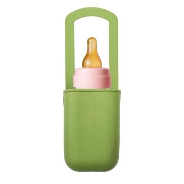 Imagem de Suporte de copo para carrinho de bebê, suporte de copo de silicone estável - Acessórios ao ar livre para esteiras, andador, mordedor, tecido, caminhada, acampamento