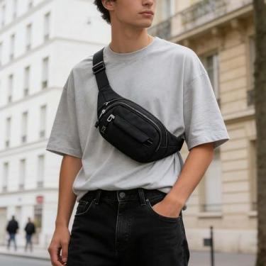 Imagem de Pochete para mulheres e homens, bolsa de cintura impermeável com alça ajustável, pochete leve para corrida, viagens, caminhadas e uso diário