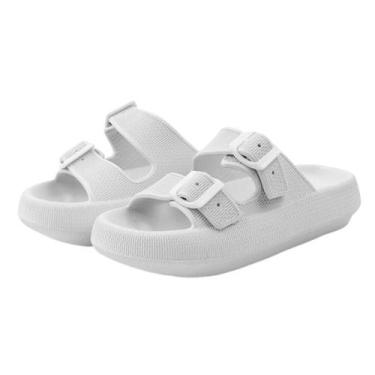 Imagem de Sandália Ortopédica Fly Feet Nuvem City Branco Ortho Pauher