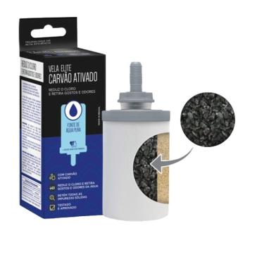 Imagem de Kit 02 Un Vela Elite Carvão Ativado P/ Filtros Por Gravidade