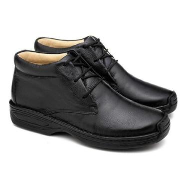 Imagem de Sapato Masculino Couro Cadarço Moderno Confortável Casual - Franca Bra