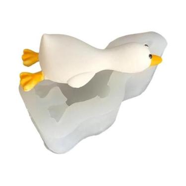 Imagem de Molde De Silicone 3D De Pato Fofo Para Velas Aromáticas, Sabonetes, Re