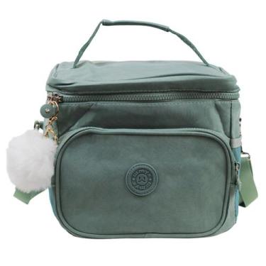 Imagem de Frasqueira térmica grande acompanha chaveiro com alça transversal impe