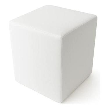 Imagem de Puff Puf Decorativo Em material sintético Promoção! - LSN MIX, Branco