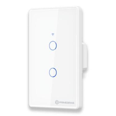 Imagem de Interruptor Touch 2 Botões Wi-Fi TP1002 Branco - Primebras