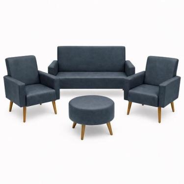 Imagem de Conjunto capa Salinha Nina 1 capa de 2 lugares, 2 capas poltrona 1 lug