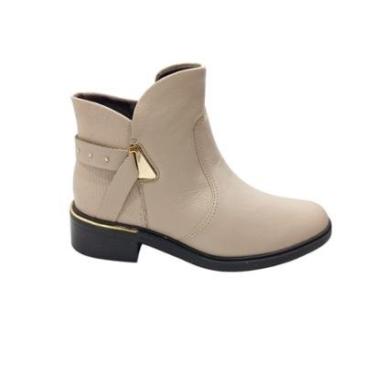 Imagem de Bota Comfortflex Em Couro Tecnologia de Conforto Tamanho:40;Cor:-Feminino