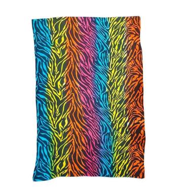 Imagem de Canga De Praia 100% Viscose - Zebra Colorida 1,60Mx1,10M