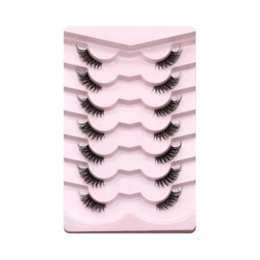 Imagem de Cílios Postiços Meio-Cílios Volumosos Efeito Olho De Gato Natural, Sua