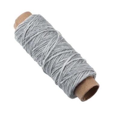 Imagem de Fio De Poliéster Encerado Plano 150D De 1mm E 50 Jardas Para Artesanat