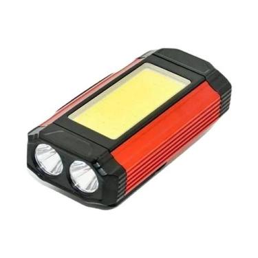 Imagem de Lanterna De Trabalho Magnética Recarregável COB, Lanterna LED USB, Lâm