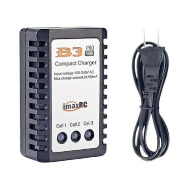 Imagem de Carregador De Bateria Compacto IMAX B3 pro Lipo 7.4V 11.1V 2S 3S Unive