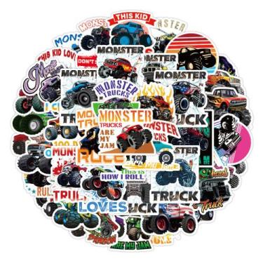 Imagem de Pacote de adesivos OffRoad Truck Anime em vinil impermeável (50 unidad