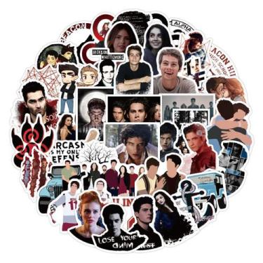 Imagem de Adesivo Teen Wolf Anime 50 peças de vinil PVC impermeável para água - 