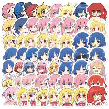 Imagem de Adesivos de vinil impermeável Bocchis Rocks Anime 64 unidades - yiweis