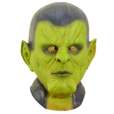 Imagem de Máscara de cosplay Green Skrulls Latex Halloween Carnaval Páscoa - yiw