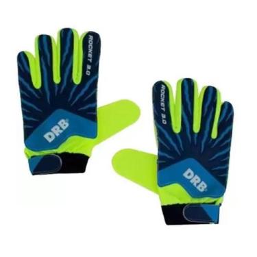 Imagem de Luva De Goleiro Infantil Rocket 3.0 DRB, 06, Amarelo, Azul