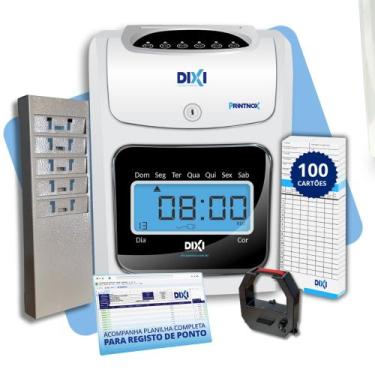 Imagem de Relógio Cartográfico Chapeira 5 lugares 100 Cartões de Ponto - DIXI