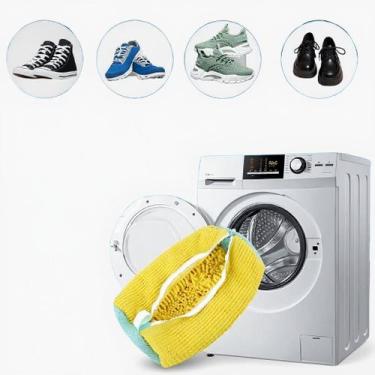 Imagem de Kit com 2 sacos lavagem de tênis sapatos na máquina de lavar - MIX NIC
